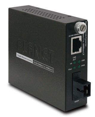 Медиа конвертер PLANET GST-806A60 10/100/1000Base-T to WDM Bi-directional Smart Fiber Converter - 1310nm - - фото 1 - id-p203917691