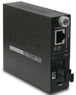 Медиа конвертер PLANET 10/100Base-TX to 100Base-FX WDM Smart Media Converter - Tx: 1310) - 20KM FST-806A20 - фото 1 - id-p203917693