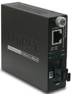 Медиа конвертер PLANET 10/100Base-TX to 100Base-FX WDM Smart Media Converter - Tx: 1550) - 20KM FST-806B20 - фото 1 - id-p203917694