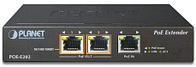 PoE расширитель PLANET Technology Corporation. PLANET 1-Port 802.3at PoE+ to 2-Port 802.3af/at Gigabit PoE