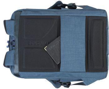 Рюкзак для ноутбука 17.3" Riva 8365 синий полиэстер, фото 2