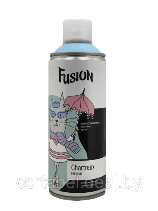 Аэрозольная краска Fusion Chartreux "сон кота" аэрозоль 520мл - фото 4 - id-p158072197