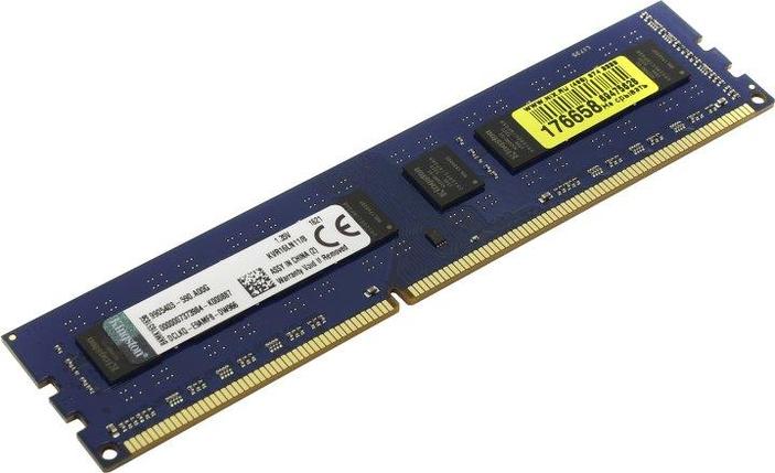 Оперативная память Kingston ValueRAM KVR16LN11/8(WP) DDR3 DIMM 8Gb PC3-12800 CL11 Low Voltage, фото 2