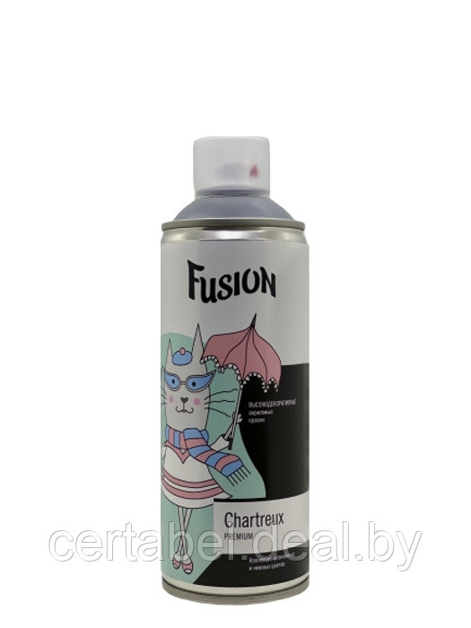 Аэрозольная краска Fusion Chartreux "дикий" аэрозоль 520мл - фото 2 - id-p119404509