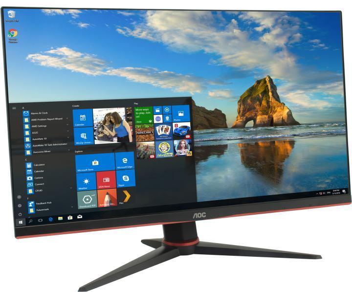 LCD AOC 27'' 27G2U Black-Red {IPS 1920x1080 144Hz 1ms 178/178 250cd 80M:1 2xHDMI1.4} - фото 1 - id-p203917869