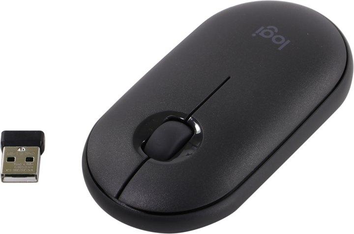 Манипулятор Logitech Pebble M350 Wireless Mouse (RTL) USB 3btn+Roll 910-005576 / 910-005718 - фото 1 - id-p203910865