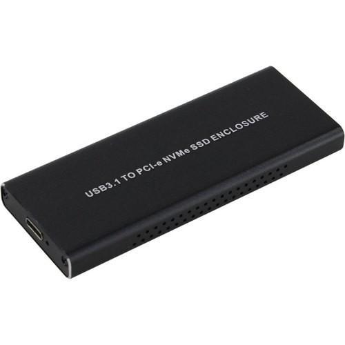 ORIENT 3550U3, USB 3.1 Gen2 контейнер для SSD M.2 NVMe 2230/2242/2260/2280 M-Key, PCIe Gen3x2 (JMS583), до 10 - фото 1 - id-p203910875