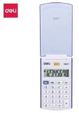 Калькулятор карманный Deli E39217/BLUE синий 8-разр. - фото 1 - id-p203907706