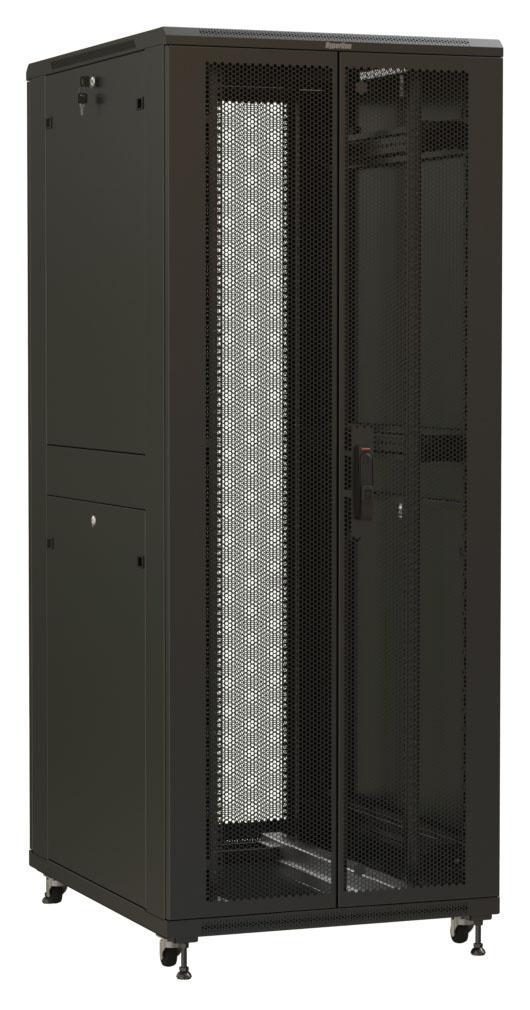 Шкаф напольный 19-дюймовый 42U Hyperline TTR-4281-DD-RAL9005 - фото 1 - id-p203915934