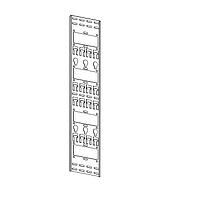 Вертикальный кабельный органайзер в шкаф, ширина 150 мм 20U, цвет черный