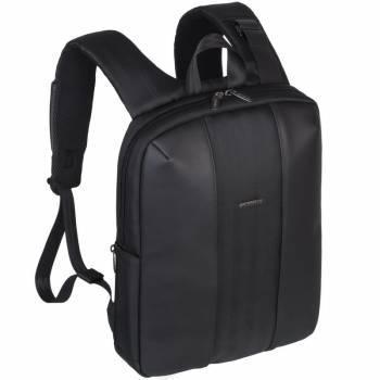 Рюкзак для ноутбука 14" Riva 8125 черный полиуретан/полиэстер, фото 2