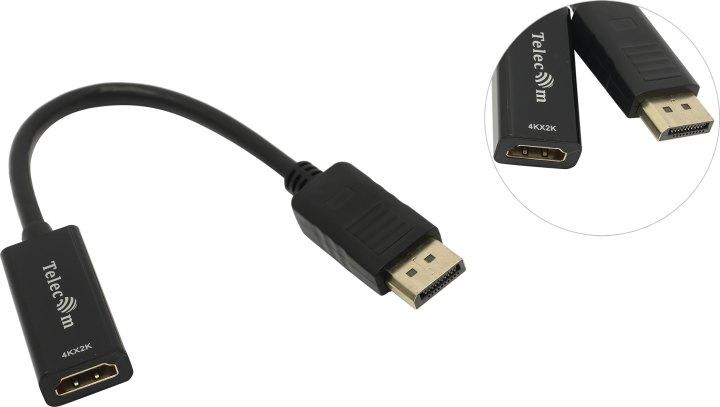 Telecom TA801-0.15м Кабель-переходник DisplayPort (M) - HDMI(F) - фото 1 - id-p203912024