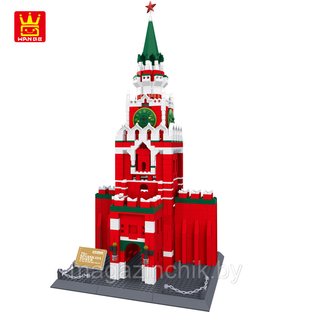 Конструктор Спасская башня Кремля King 8066, 1025 деталей, аналог Лего Креатор - фото 4 - id-p203919313