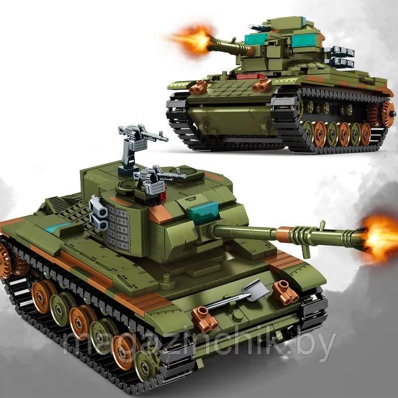 Конструктор Основной боевой танк M60A2, Sembo 207007, 701 дет - фото 2 - id-p203919327
