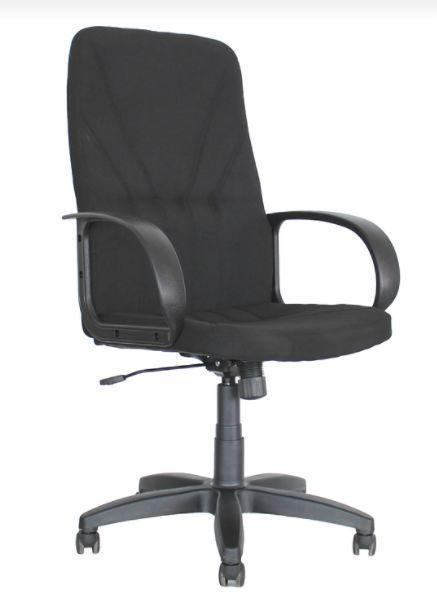 Кресло руководителя для компьютера ЯрКресло Кр37 ТГ ПЛАСТ С11 (ткань черная)