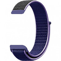 Нейлоновый ремешок на липучке Rumi Velcro (22 мм) Фиолетовый