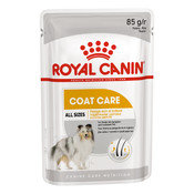 85гр Влажный корм ROYAL CANIN Coat Care для взрослых собак с тусклой и сухой шерстью, паштет (пауч)