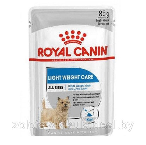 Royal Canin Корм ROYAL CANIN Light Weight Care 85гр паштет для взрослых собак, склонных к набору веса - фото 1 - id-p203923690