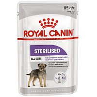 85гр Влажный корм ROYAL CANIN Sterilised Loaf для взрослых стерилизованных собак, склонных к набору веса,