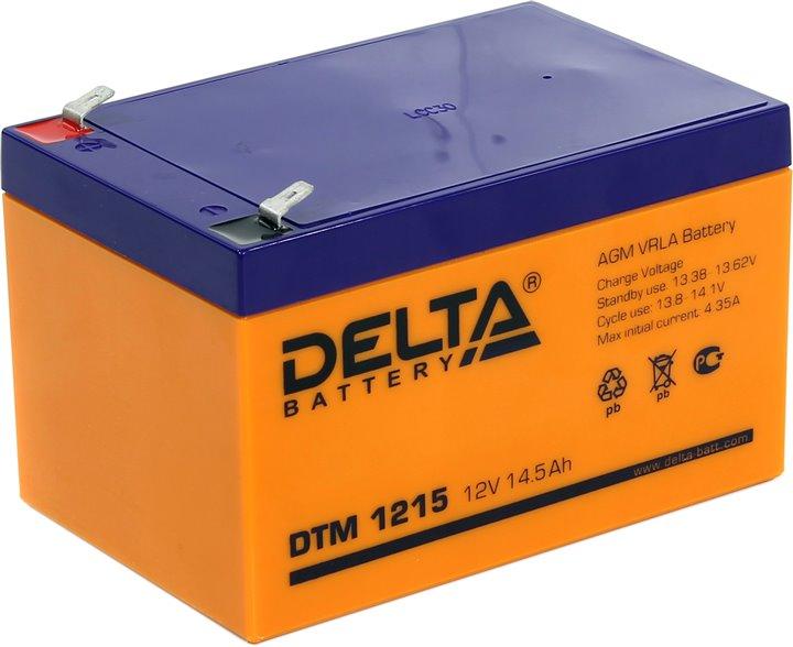 Аккумулятор Delta DTM 1215 (12V, 14.5Ah) для UPS