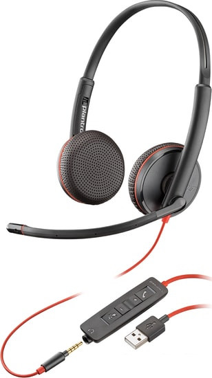 Наушники Plantronics Blackwire C3225 USB-A - фото 1 - id-p203925080