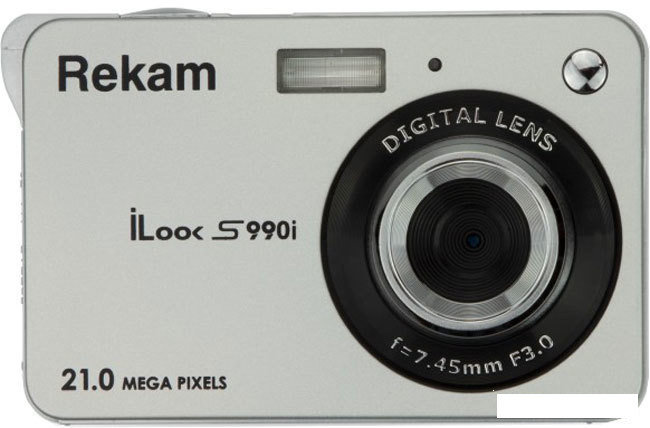 Фотоаппарат Rekam iLook S990i (серебристый), фото 2