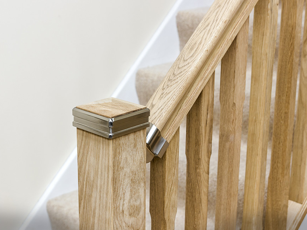 Лестница деревянная из лиственницы прямая Тайга 6 - фото 2 - id-p107260356