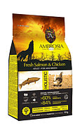 Сухой корм для собак Ambrosia Grain Free Dog Adult Mini (лосось, курица) 6 кг