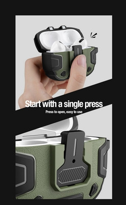 Чехол для наушников Nillkin Bounce Case Черный для Apple AirPods Pro 2 - фото 4 - id-p203951070