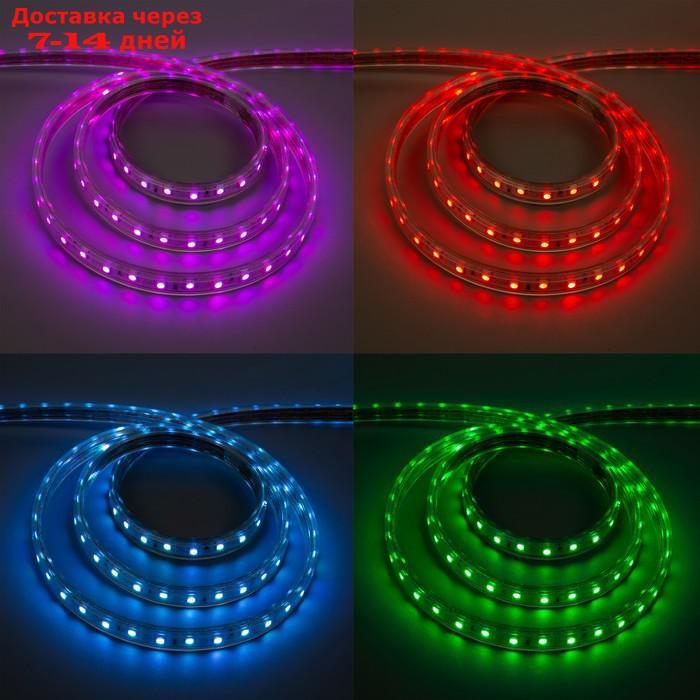 Светодиодная лента Ecola, 220 В, SMD5050, 50 м, IP68, 60 Led/м, 14.4 Вт/м, RGB - фото 2 - id-p203878563