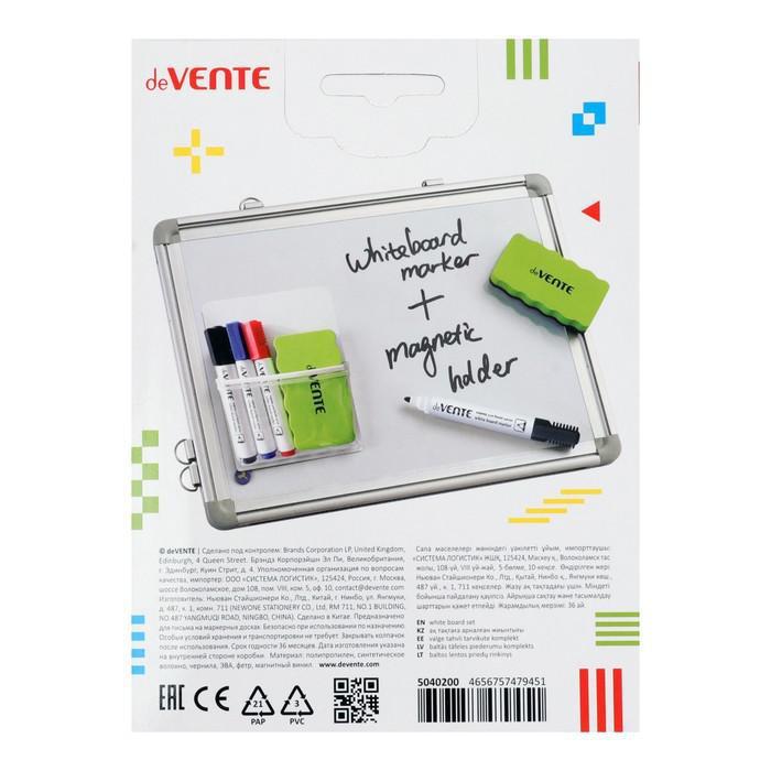 Набор маркеров для доски 3 цвета, 5,0 мм, deVENTE, с губкой - фото 3 - id-p203821666
