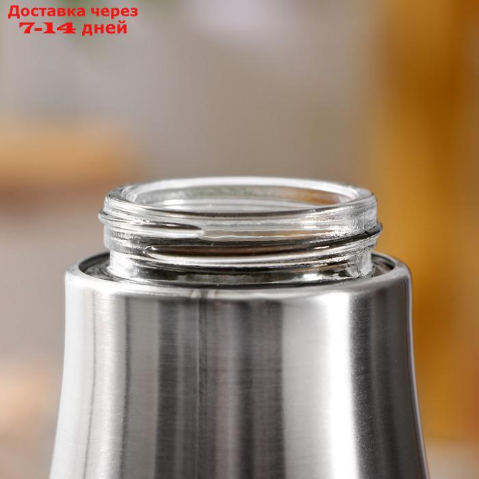 Бутыль для соусов и масла "Стиль", 250 мл, 6,5×18,5 см, цвет чёрный - фото 4 - id-p203878586