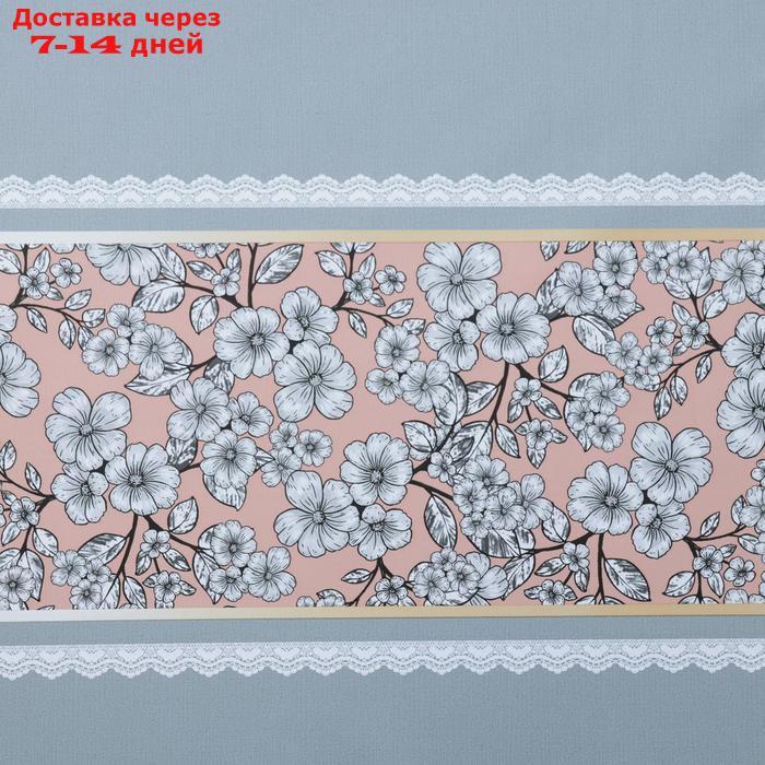 Клеенка столовая на ткани (рулон 20 метров), ширина 137 см "Мила" цвет серый - фото 4 - id-p203876564