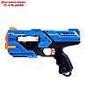 Бластер Rapid, стреляет мягкими пулями, в комплекте с мишенями, цвет синий, фото 2