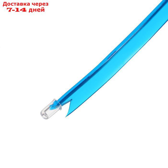 Неоновая нить для подсветки салона, плоская, 12 В, 5 м, с адаптером питания, синий - фото 3 - id-p203878871