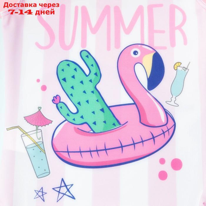 Купальник детский KAFTAN "Summer", рост 122-128 (34), розовый - фото 3 - id-p203877878