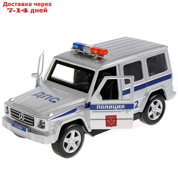 Машина металлическая инерционная Mercedes-Benxz G-class "Полиция" 12 см, световые и звуковые эффекты - фото 1 - id-p203878915