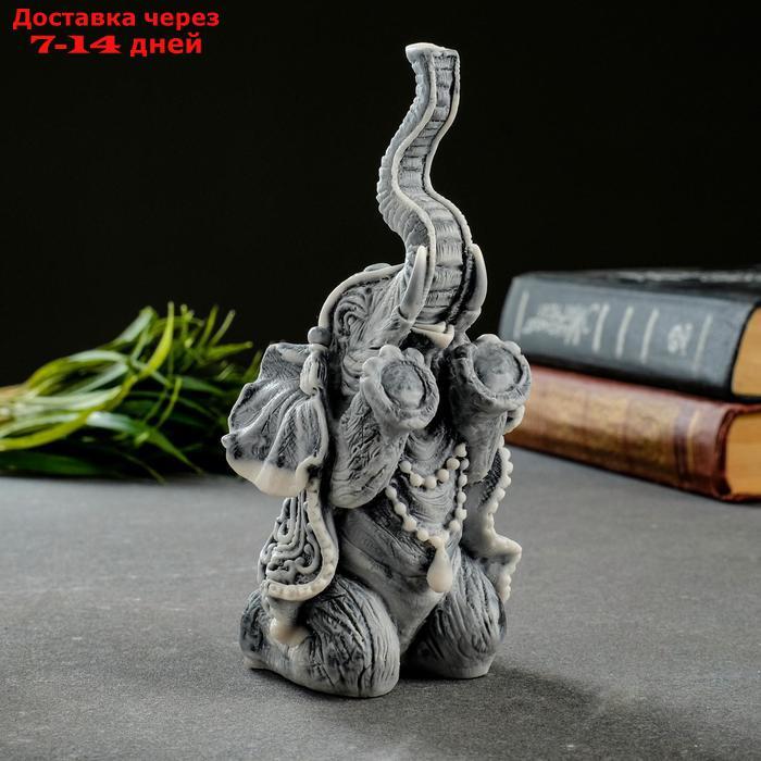 Сувенир "Слон с четками на коленях" 14,5см - фото 1 - id-p203877957