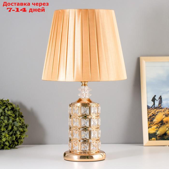 Настольная лампа с подсветкой 16684/1 E27 40Вт золото - фото 1 - id-p203877972