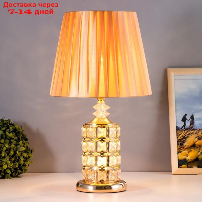 Настольная лампа с подсветкой 16684/1 E27 40Вт золото - фото 2 - id-p203877972