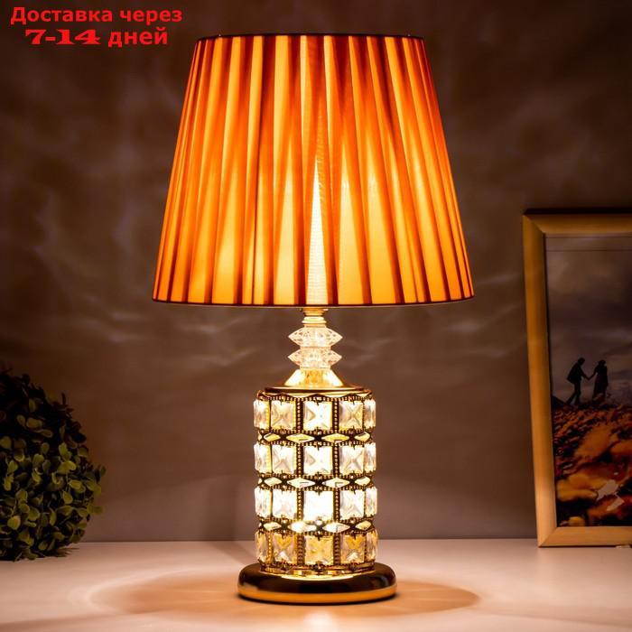 Настольная лампа с подсветкой 16684/1 E27 40Вт золото - фото 3 - id-p203877972