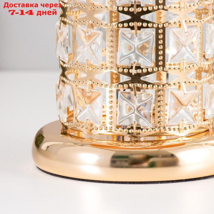 Настольная лампа с подсветкой 16684/1 E27 40Вт золото - фото 4 - id-p203877972