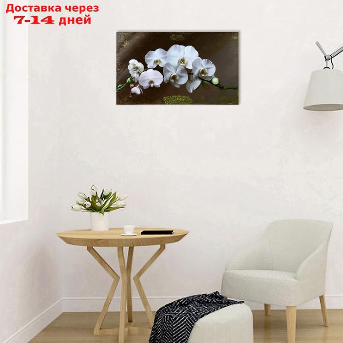 Картина-холст на подрамнике "Белые орихидеи" 60х100 см - фото 4 - id-p203874319
