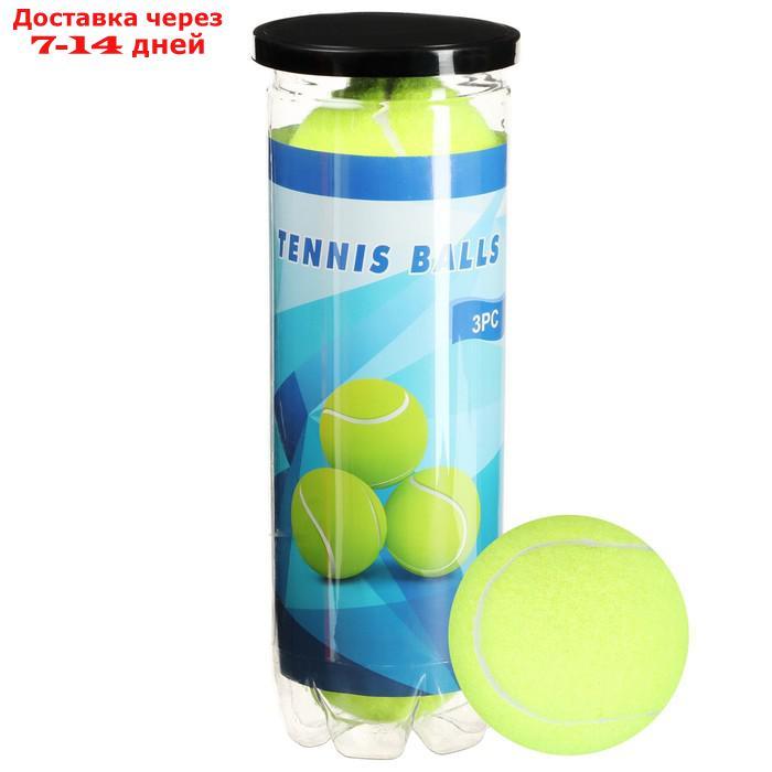 Мяч для большого тенниса "Тренер", набор 3 шт - фото 1 - id-p203878030