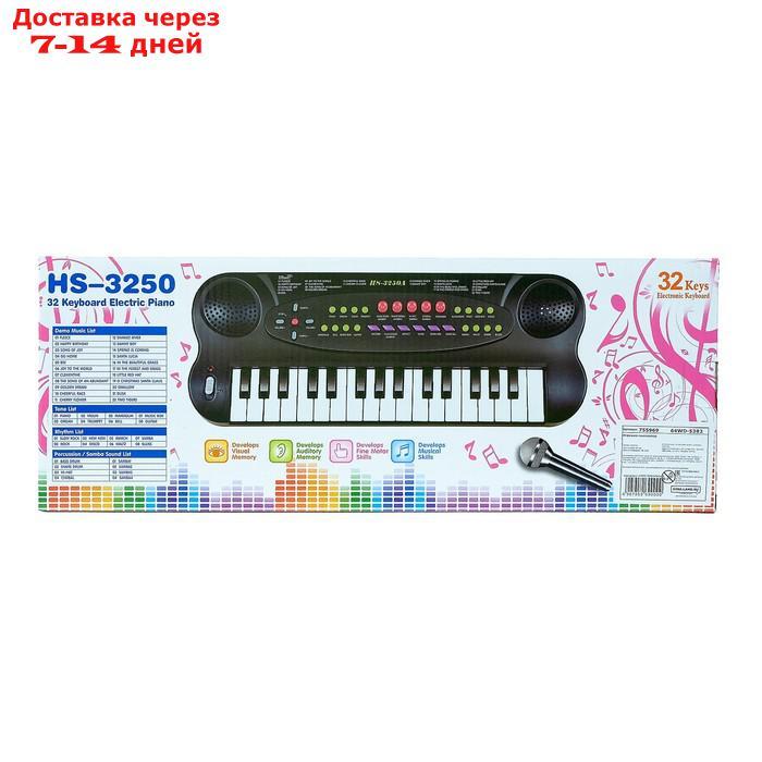 Синтезатор "Музыкальная игра" с микрофоном, 32 клавиши - фото 4 - id-p203875852