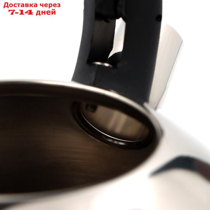 Чайник со свистком 2,8 л "Горошек", меняет цвет при нагреве - фото 3 - id-p203878122
