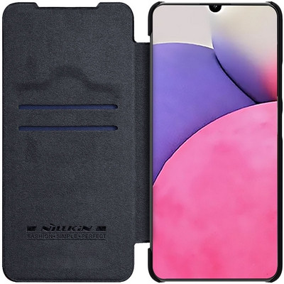 Кожаный чехол Nillkin Qin Leather Case Черный для Samsung Galaxy A33 - фото 3 - id-p203965161