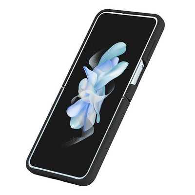 Силиконовая накладка Nillkin CamShield Silky Silicone Case Черная для Samsung Galaxy Z Flip 4 - фото 3 - id-p203965351