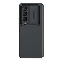 Силиконовая накладка Nillkin CamShield Silky Silicone Case Черная для Samsung Galaxy Z Fold 4