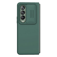Силиконовая накладка Nillkin CamShield Silky Silicone Case Зеленая для Samsung Galaxy Z Fold 4